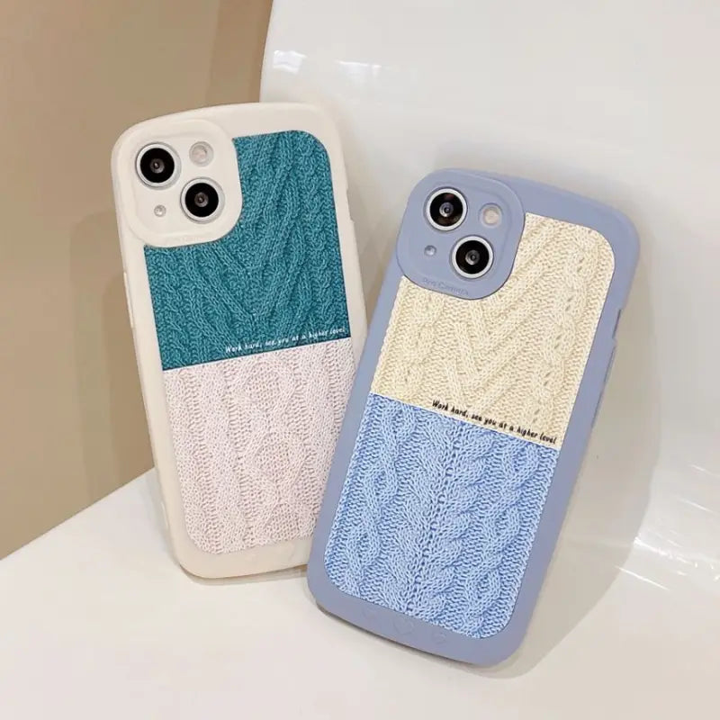 Knit Panel Phone Case - iPhone 13 Pro Max / 13 Pro / 13 / 13