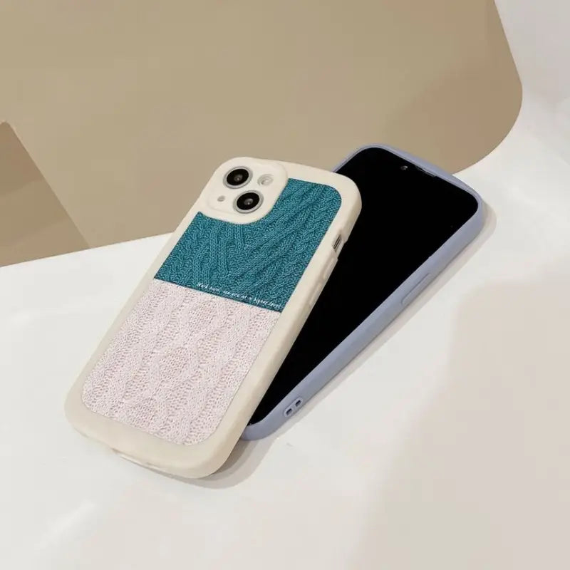 Knit Panel Phone Case - iPhone 13 Pro Max / 13 Pro / 13 / 13