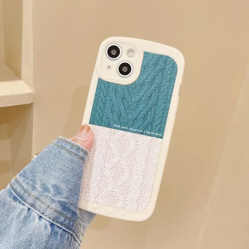 Knit Panel Phone Case - iPhone 13 Pro Max / 13 Pro / 13 / 13