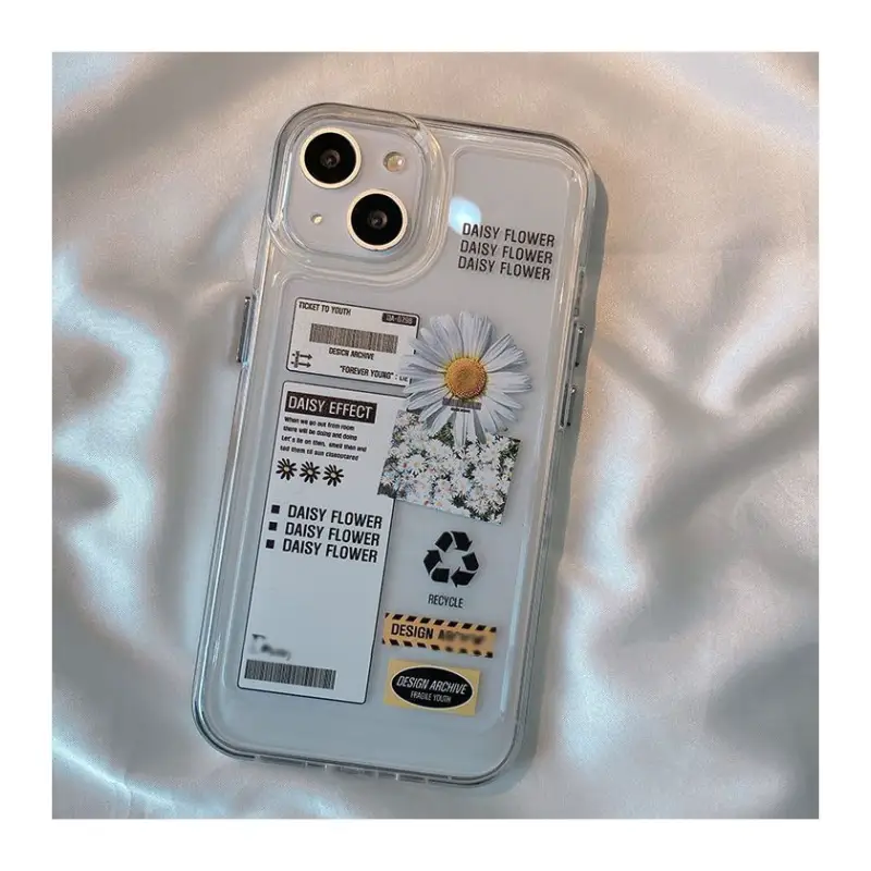 Label Print Transparent Phone Case - iPhone 13 Pro Max / 13 