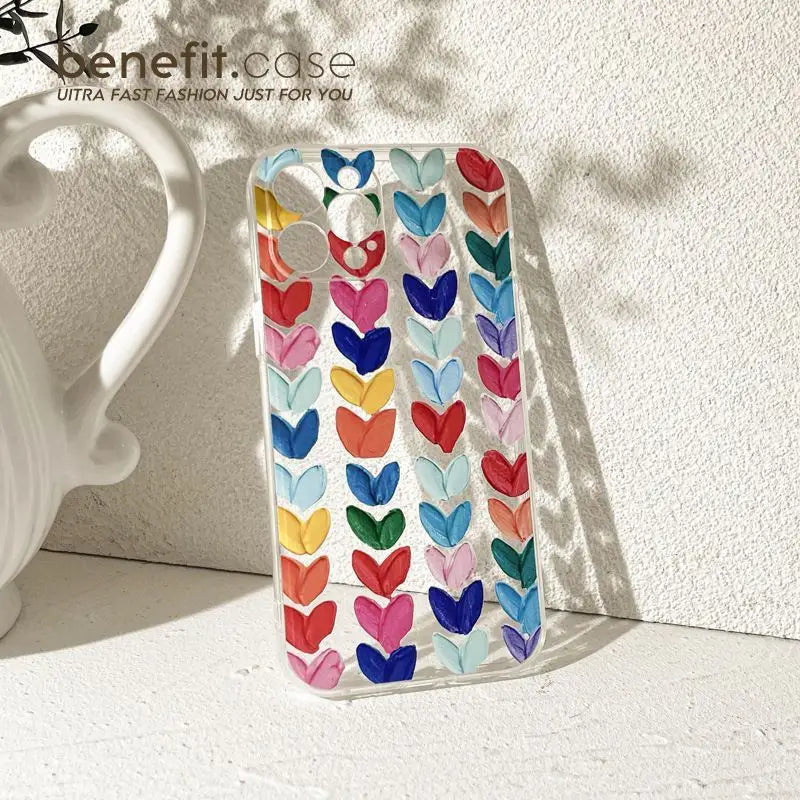Leaf Transparent Phone Case - iPhone 13 Pro Max / 13 Pro / 13 / 13 mini / 12 Pro Max / 12 Pro / 12 / 12 mini / 11 Pro Max / 11 Pro / 11 / SE / XS Max / XS / XR / X / SE 2 / 8 / 8 Plus / 7 / 7 Plus / 6 / 6 Plus-23