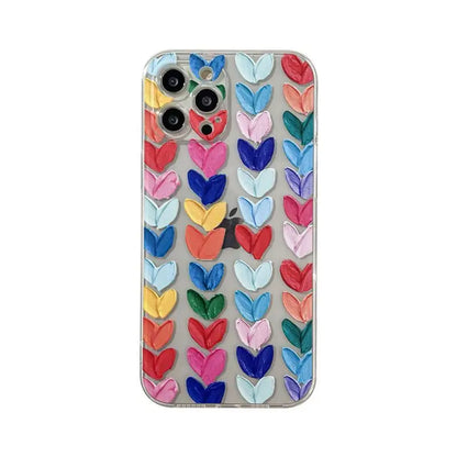 Leaf Transparent Phone Case - iPhone 13 Pro Max / 13 Pro / 13 / 13 mini / 12 Pro Max / 12 Pro / 12 / 12 mini / 11 Pro Max / 11 Pro / 11 / SE / XS Max / XS / XR / X / SE 2 / 8 / 8 Plus / 7 / 7 Plus / 6 / 6 Plus-3