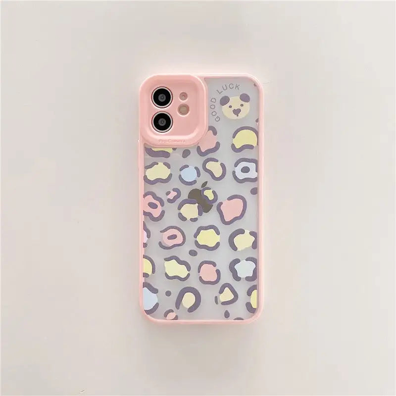 Leopard Heart Printing iPhone Case BP280 - iphone case