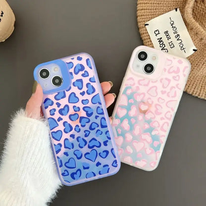 Leopard Print Holographic Phone Case - iPhone 7 / 8 / SE / 7