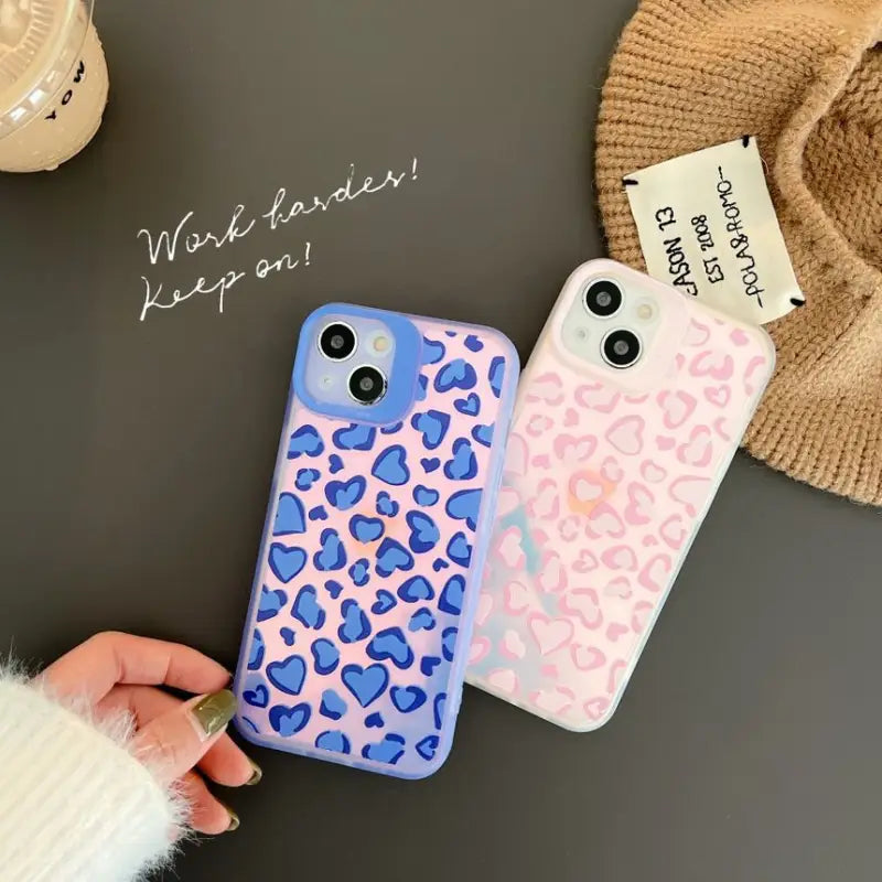 Leopard Print Holographic Phone Case - iPhone 7 / 8 / SE / 7