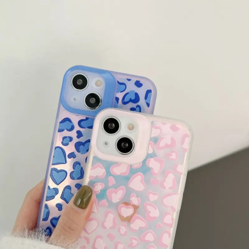 Leopard Print Holographic Phone Case - iPhone 7 / 8 / SE / 7