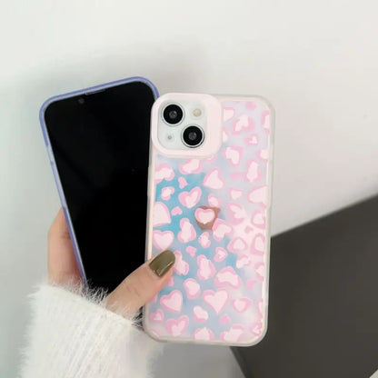 Leopard Print Holographic Phone Case - iPhone 7 / 8 / SE / 7