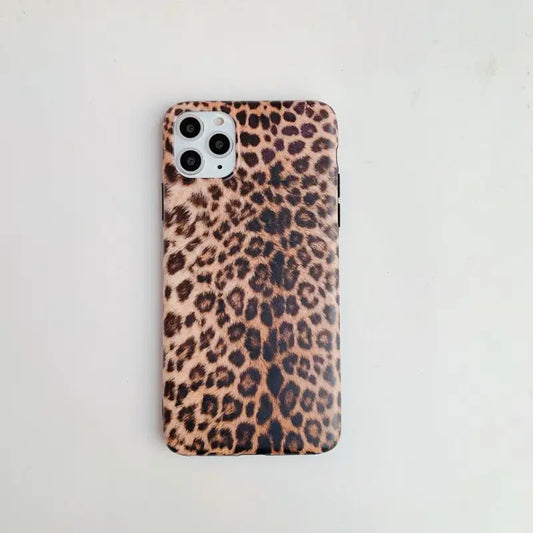 Leopard Print Mobile Case - iPhone 11 Pro Max / 11 Pro / 11 / XS Max / XS / XR / X / 8 / 8 Plus / 7 / 7 Plus / 6s / 6s Plus-1