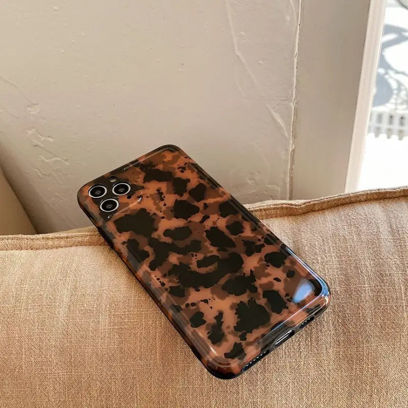 Leopard Print Phone Case - iPhone 12 Pro Max / 12 Pro / 12 / 12 mini / 11 Pro Max / 11 Pro / 11 / SE / XS Max / XS / XR / X / SE 2 / 8 / 8 Plus / 7 / 7 Plus-21