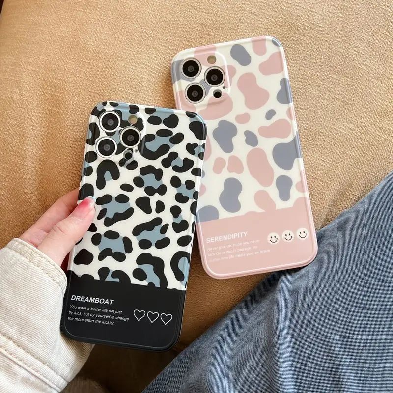 Leopard Print Phone Case - iPhone 13 Pro Max / 13 Pro / 13 / 13 mini / 12 Pro Max / 12 Pro / 12 / 12 mini / 11 Pro Max / 11 Pro / 11 / SE / XS Max / XS / XR / X / SE 2 / 8 / 8 Plus / 7 / 7 Plus-24