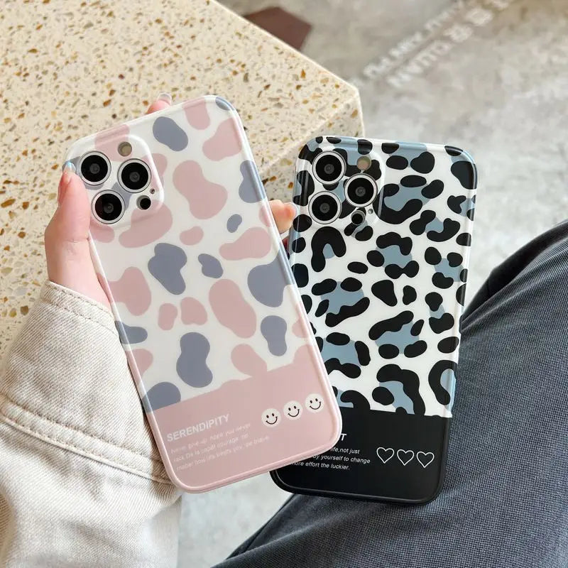 Leopard Print Phone Case - iPhone 13 Pro Max / 13 Pro / 13 / 13 mini / 12 Pro Max / 12 Pro / 12 / 12 mini / 11 Pro Max / 11 Pro / 11 / SE / XS Max / XS / XR / X / SE 2 / 8 / 8 Plus / 7 / 7 Plus-9