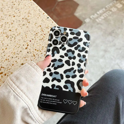 Leopard Print Phone Case - iPhone 13 Pro Max / 13 Pro / 13 / 13 mini / 12 Pro Max / 12 Pro / 12 / 12 mini / 11 Pro Max / 11 Pro / 11 / SE / XS Max / XS / XR / X / SE 2 / 8 / 8 Plus / 7 / 7 Plus-8