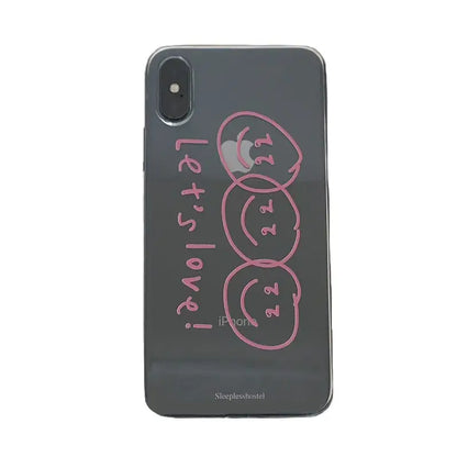 Let’s Love Smile Face iPhone Case W113 - iphone case