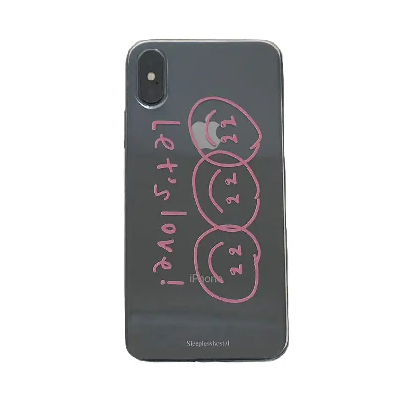 Let’s Love Smile Face iPhone Case W113 - iphone case