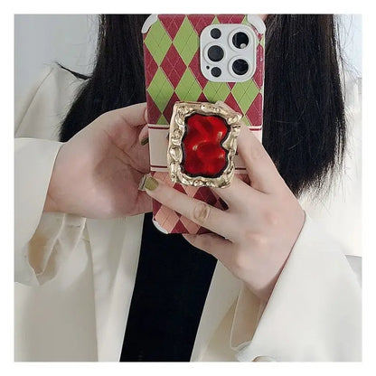 Lettering Argyle Phone Case - Xiaomi / Red Mi-2