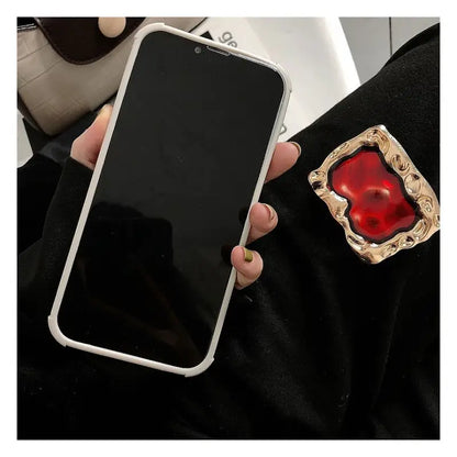 Lettering Argyle Phone Case - Xiaomi / Red Mi-13