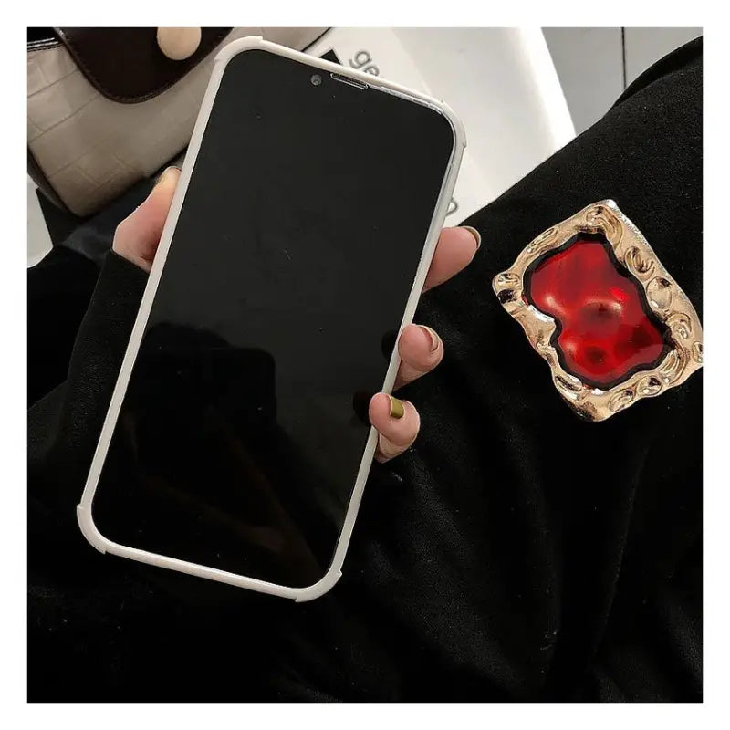 Lettering Argyle Phone Case - Xiaomi / Red Mi-13
