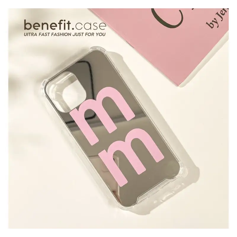 Lettering Mirrored Phone Case - Iphone 13 Pro Max / 13 Pro /