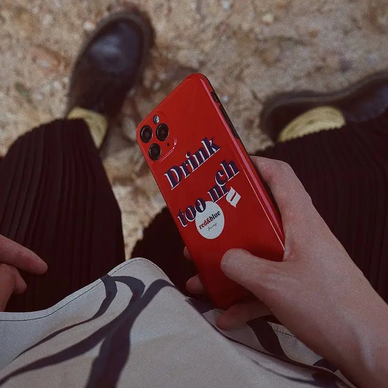 Lettering Mobile Phone Case - Apple Iphone / Huawei CW51 - 