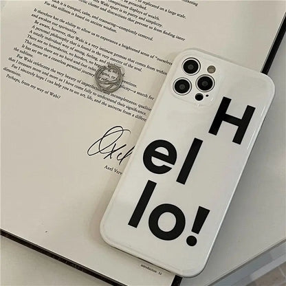 Lettering Phone Case - iPhone 13 Pro Max / 13 Pro / 13 / 13 