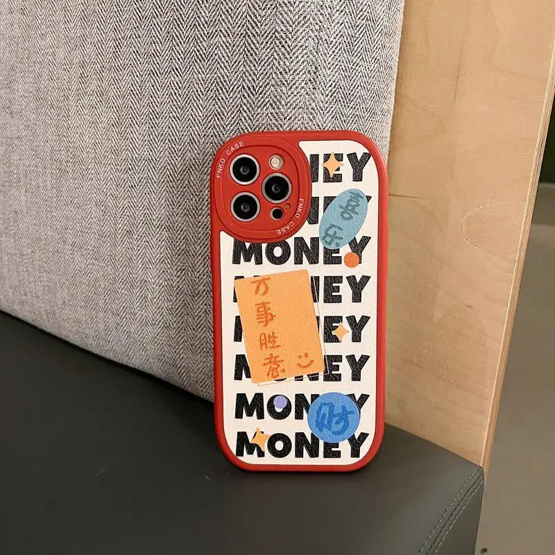 Lettering Phone Case - iPhone 7 Plus / 8 Plus / X / XR / XS / XS Max / 11 / 11 Pro / 11 Pro Max / 12 / 12 Pro / 12 Pro Max / 13 / 13 Pro / 13 Pro Max-9