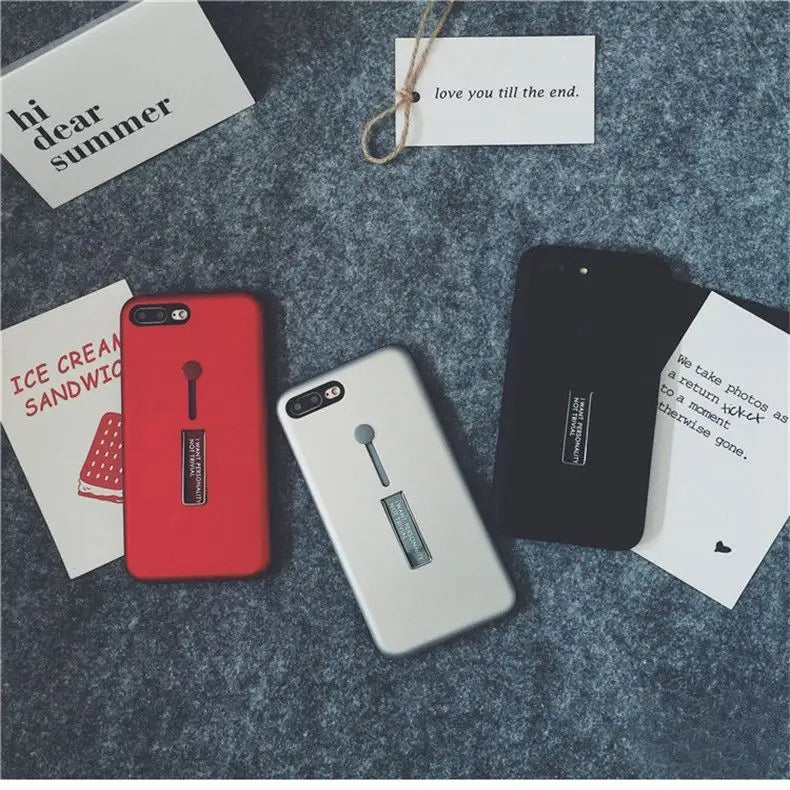 Lettering Stand Phone Case - Huawei / Honor-1