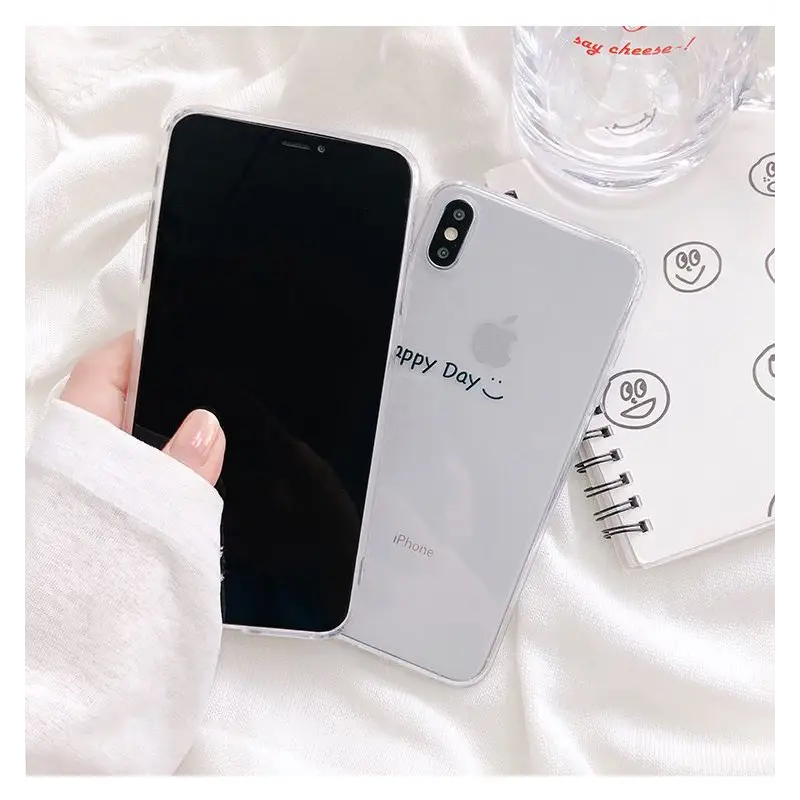 Lettering Transparent Phone Case - iPhone 11 Pro Max / 11 