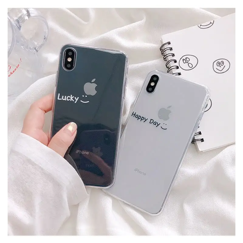 Lettering Transparent Phone Case - iPhone 11 Pro Max / 11 