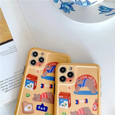 Losing Weight Bear iPhone Case BP124 - iphone case