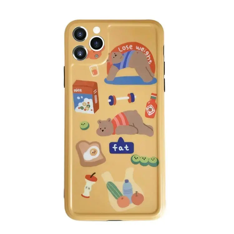 Losing Weight Bear iPhone Case BP124 - iphone case