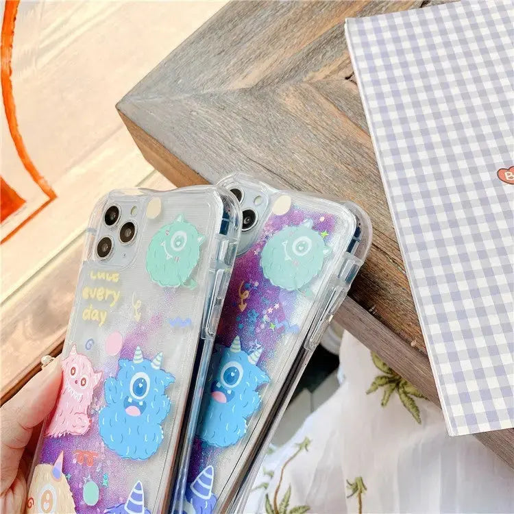 Lovely Monster QuickSand iPhone Case BS021 - iphone case