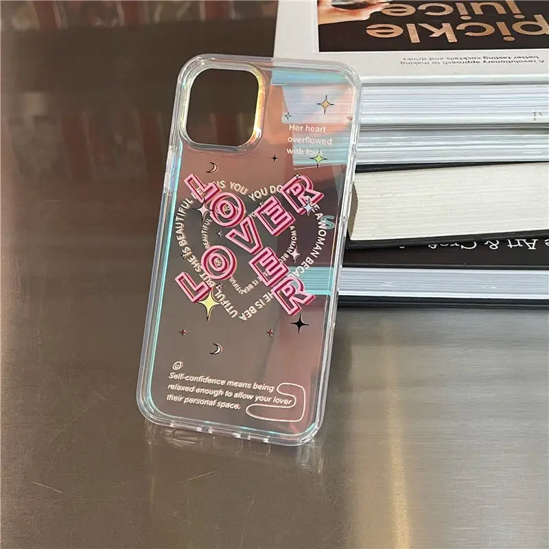 Lover Heart Hologram Laser iPhone Case BP255 - iphone case