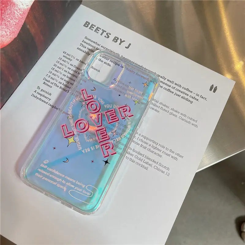 Lover Heart Hologram Laser iPhone Case BP255 - iphone case