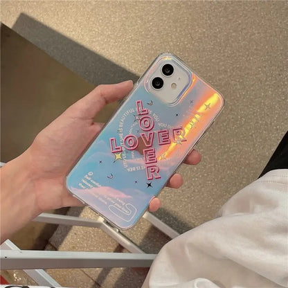 Lover Heart Hologram Laser iPhone Case BP255 - iphone case