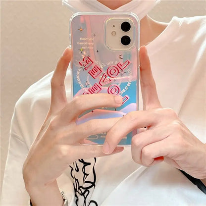 Lover Heart Hologram Laser iPhone Case BP255 - iphone case