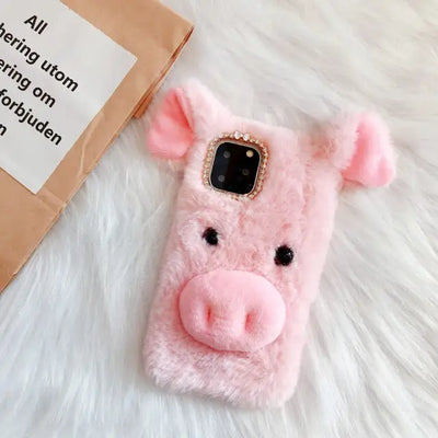 Luckly Pig Lenovo K5 Phone Case BC158 - Pink Luckly Pig