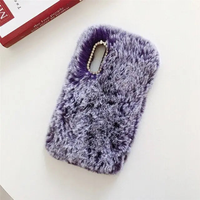 Luckly Pig Lenovo K5 Phone Case BC158 - Purple Long hair