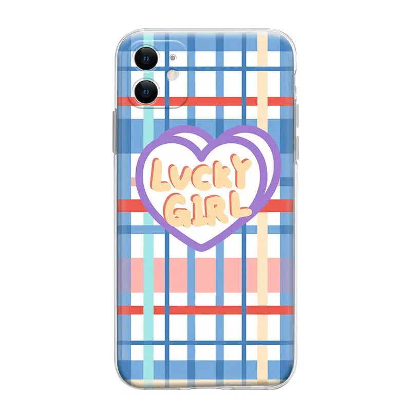 Lucky Girl Grids iPhone Case BP160 - iphone case