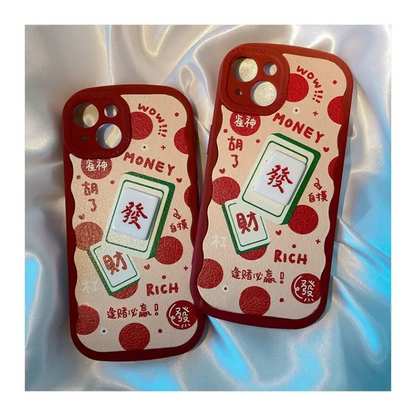 Mahjong Phone Case - iPhone 13 Pro Max / 13 Pro / 13 / 12 