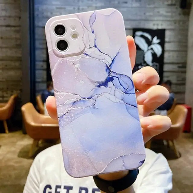 Marble Painted Phone Case For Oneplus BC104 - Oneplus 8T / 