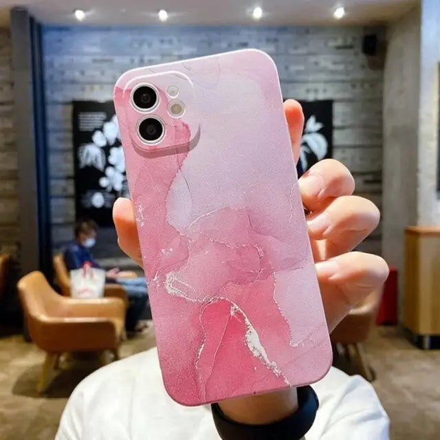 Marble Painted Phone Case For Oneplus BC104 - Oneplus 8T / 