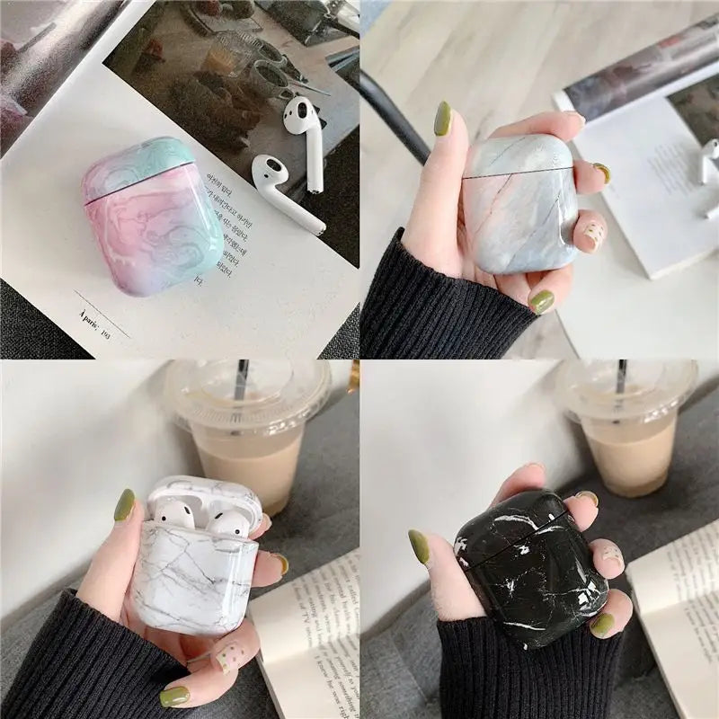 Marble Print AirPods / AirPods Pro Earphone Case Skin B311 -