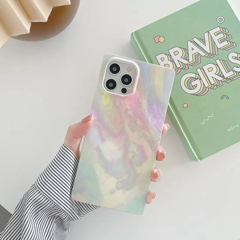 Marble Print Gradient Phone Case - iPhone 12 Pro Max / 12 Pro / 12 / 12 mini / 11 Pro Max / 11 Pro / 11 / SE / XS Max / XS / XR / X / SE 2 / 8 / 8 Plus / 7 / 7 Plus-15