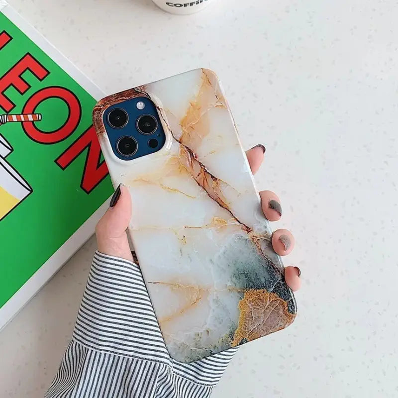 Marble Print Phone Case - iPhone 13 Pro Max / 13 Pro / 13 / 