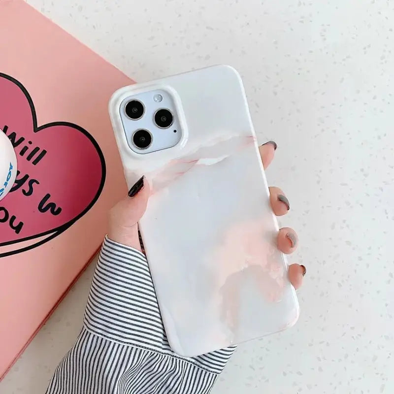 Marble Print Phone Case - iPhone 13 Pro Max / 13 Pro / 13 / 