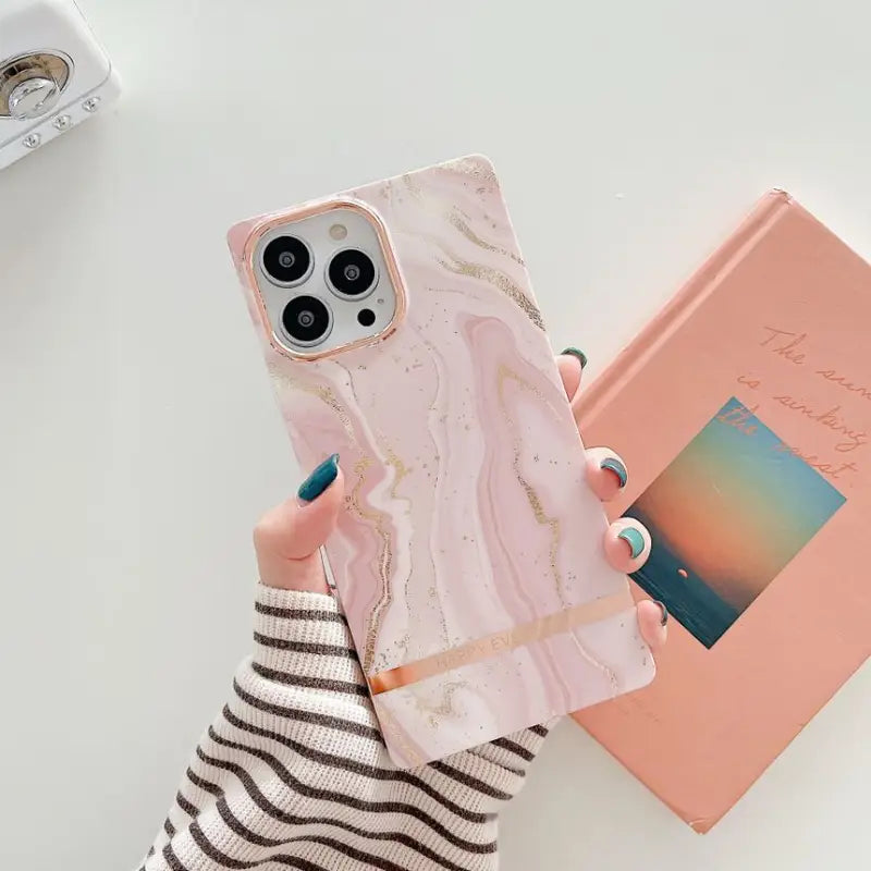 Marble Print Phone Case - iPhone 13 Pro Max / 13 Pro / 13 / 