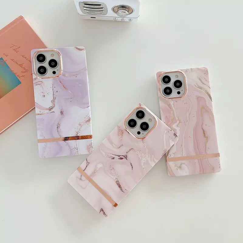 Marble Print Phone Case - iPhone 13 Pro Max / 13 Pro / 13 / 