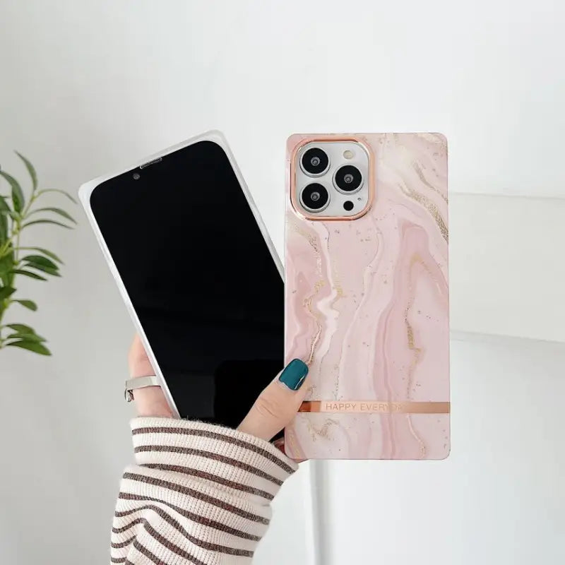 Marble Print Phone Case - iPhone 13 Pro Max / 13 Pro / 13 / 