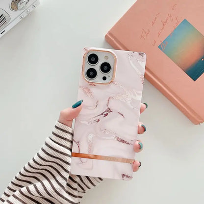 Marble Print Phone Case - iPhone 13 Pro Max / 13 Pro / 13 / 