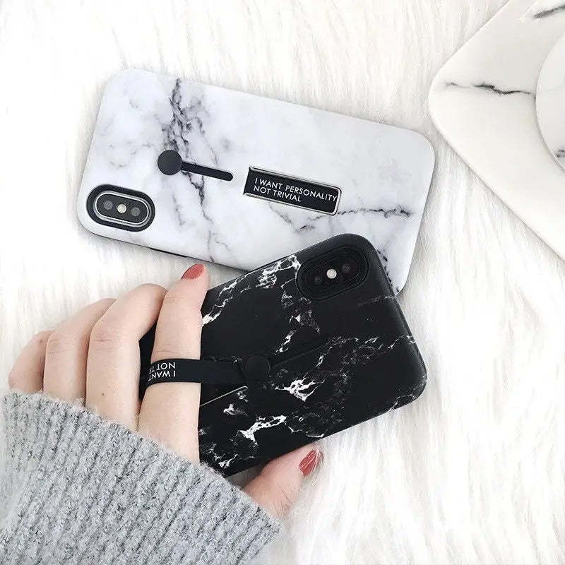 Marble Print Phone Case - iPhone 6 / 6 Plus / 7 / 7 Plus / 8